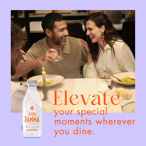Acqua Panna Natural Spring Water, 11.15 FL OZ Plastic Water Bottles (24 Count)